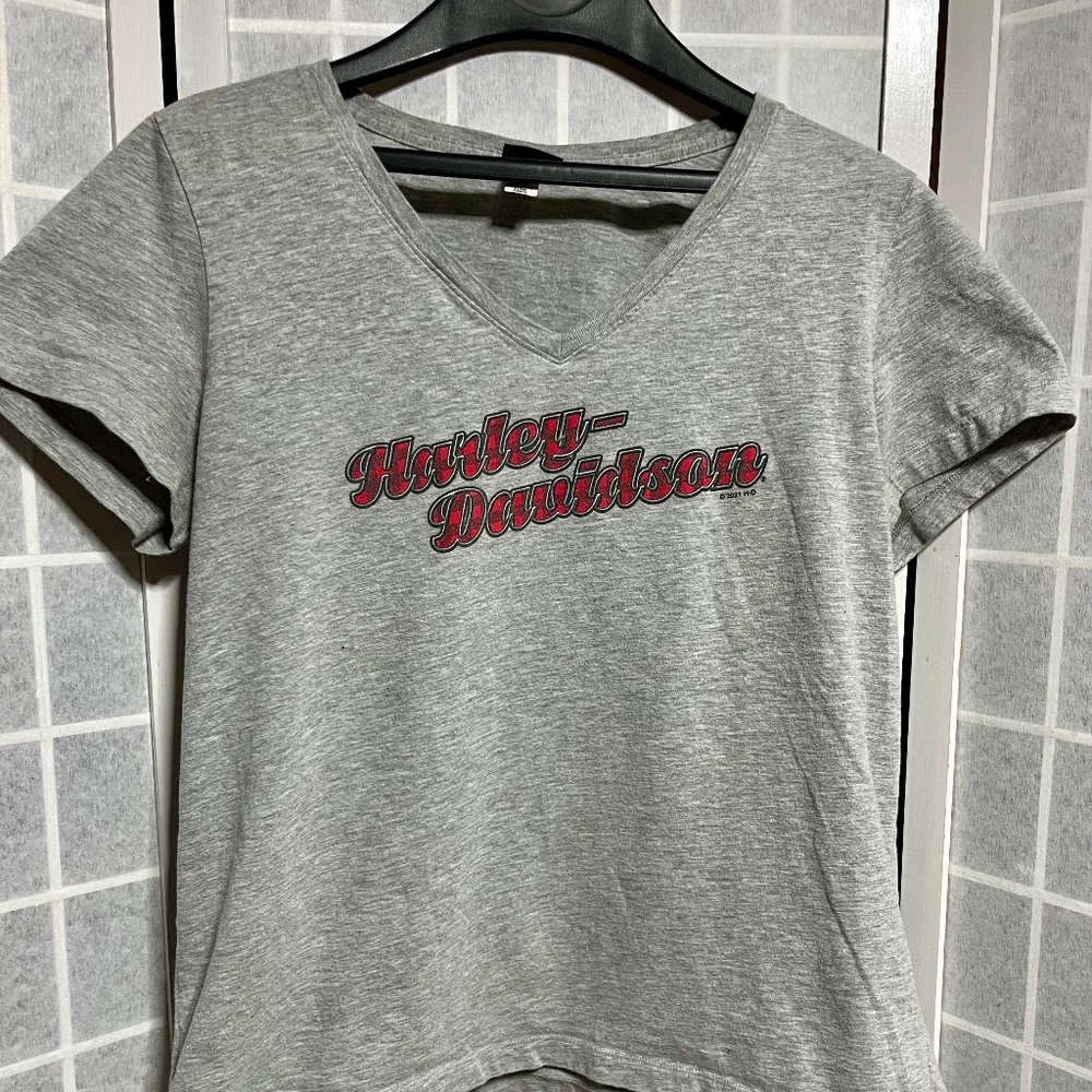 Harley Davidson Plaid Teeshirt